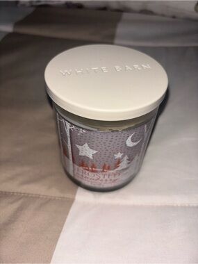 White Barn Frosted Holiday Body Oil - White and Light Purple